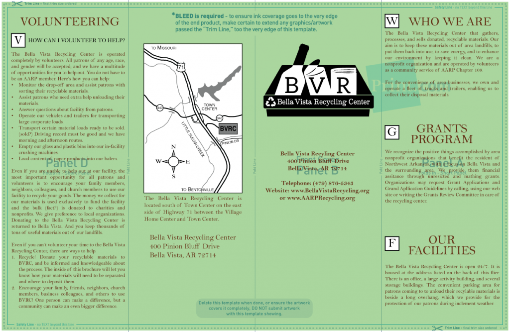 BVRC Brochure Outside