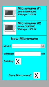 Nuke It Microwave selection screen